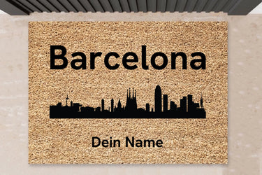 Fußmatte Barcelona Skyline
